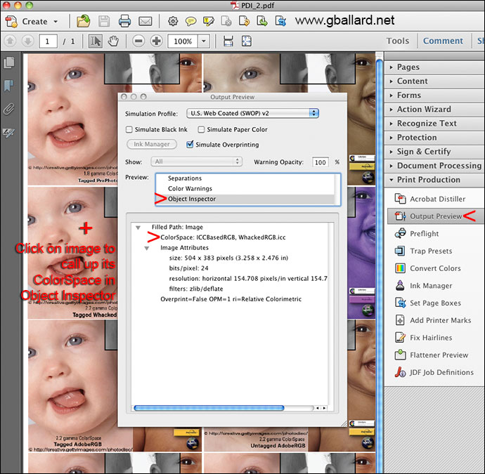 IMAGE INSPECTOR HOW TO VERIFY ICC PROFILES IN ADOBE ACROBAT