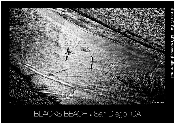 Black's Beach Poster