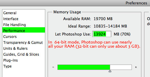 PHOTOSHOP RAM