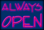 Open 24/7 Graphic